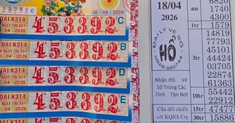 Sáng 19-4, nhiều người ở TPHCM, Vĩnh Long và Cà Mau trúng xổ số miền Nam