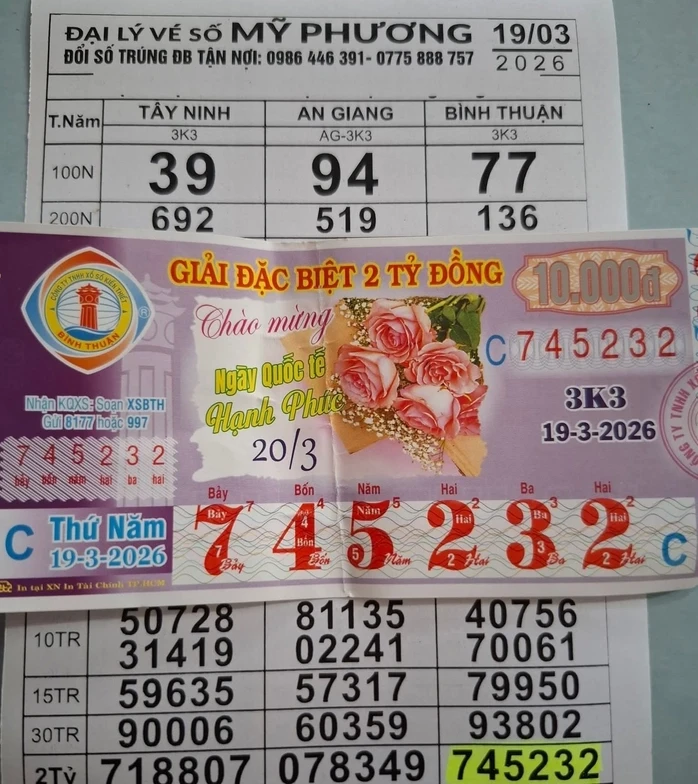 Sáng 20-3, nơi trúng vé số của 1 đài thuộc xổ số miền Nam gây bất ngờ Sáng 20-3, nơi trúng vé số của 1 đài thuộc xổ số miền Nam gây bất ngờ