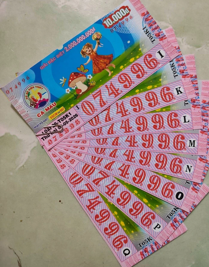 Sáng 4-5, vé trúng xổ số miền Nam xuất hiện ở 3 tỉnh