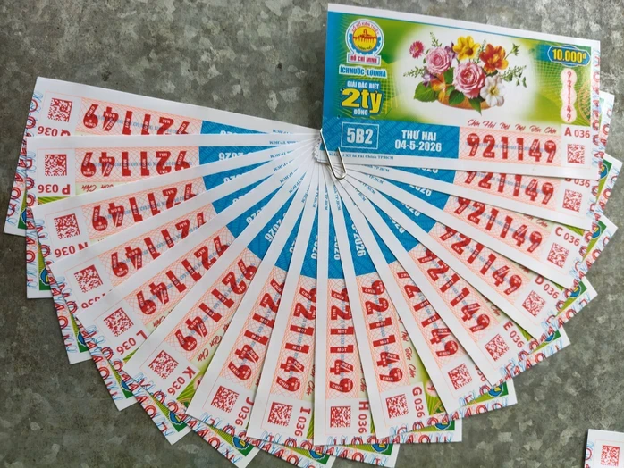 Sáng 4-5, vé trúng xổ số miền Nam xuất hiện ở 3 tỉnh