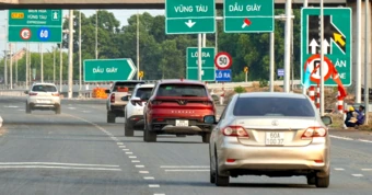Sáng nay chưa mở được nút giao Long Thành để đi vào cao tốc Biên Hòa - Vũng Tàu