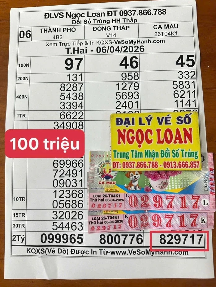 Sáng sớm 7-4, lộ diện nhiều người trúng thưởng xổ số miền Nam Sáng sớm 7-4, lộ diện nhiều người trúng thưởng xổ số miền Nam