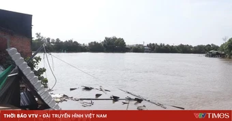 Sạt lở nghiêm trọng trên kênh xáng Bạc Liêu - Cà Mau