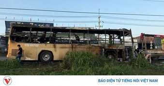 Sau vụ cháy xe khách ở Đồng Nai, Bộ Xây dựng yêu cầu tăng cường kiểm soát xe khách