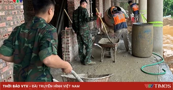 Sơn La: Gần 1.000 công nhân, cán bộ, chiến sĩ tăng tốc đưa trường học vùng biên về đích