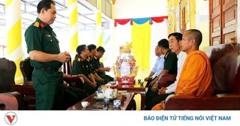 Sư đoàn 330, Quân khu 9 thăm, chúc Tết Chôl Chnăm Thmây năm 2026