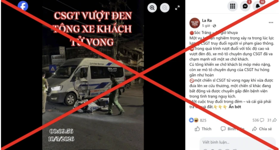 Sự thật thông tin 2 chiến sĩ CSGT thương vong do truy đuổi người vi phạm giao thông Sự thật thông tin 2 chiến sĩ CSGT thương vong do truy đuổi người vi phạm giao thông
