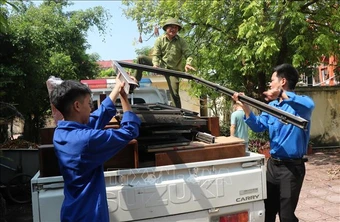 Sức trẻ đồng hành tại vùng dự án sân bay Gia Bình