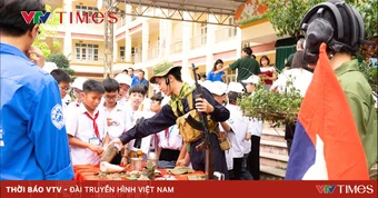 Tái hiện quân trang chiến sĩ giải phóng quân: Điểm nhấn giáo dục lịch sử dịp 30/4