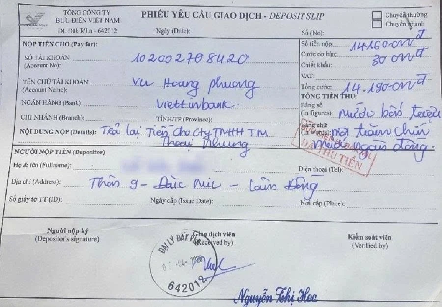 Tài khoản ACB phát sinh giao dịch 14.159.588 đồng, Công an mời người đàn ông SN 1974 lên làm việc Tài khoản ACB phát sinh giao dịch 14.159.588 đồng, Công an mời người đàn ông SN 1974 lên làm việc