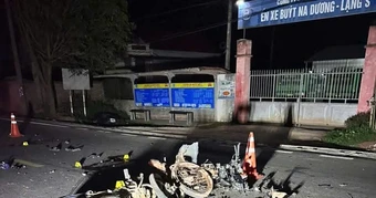 Tai nạn kinh hoàng giữa 2 xe máy, 4 người tử vong