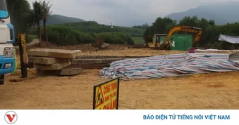 Tai nạn lao động tại công trường cầu Cây Sung ở Quảng Ngãi, 1 người tử vong