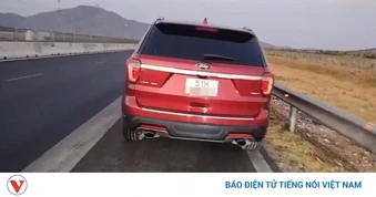 Tài xế bị phat 21 triệu đồng vì vi phạm nhiều lỗi trên tuyến cao tốc