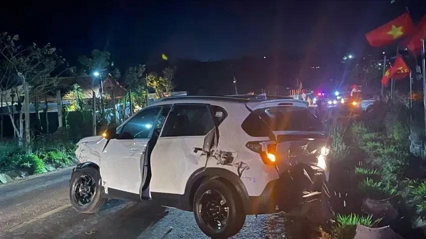 Tài xế xe tải tông loạt ô tô, làm 1 người tử vong dương tính ma túy