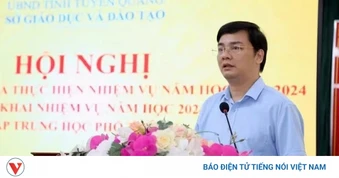 Tạm đình chỉ công tác giám đốc Sở GD&ĐT Tuyên Quang Vũ Đình Hưng