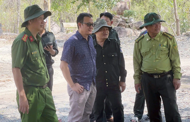 Tăng cường phòng, chống cháy rừng ở vùng Tây Nam Bộ Tăng cường phòng, chống cháy rừng ở vùng Tây Nam Bộ