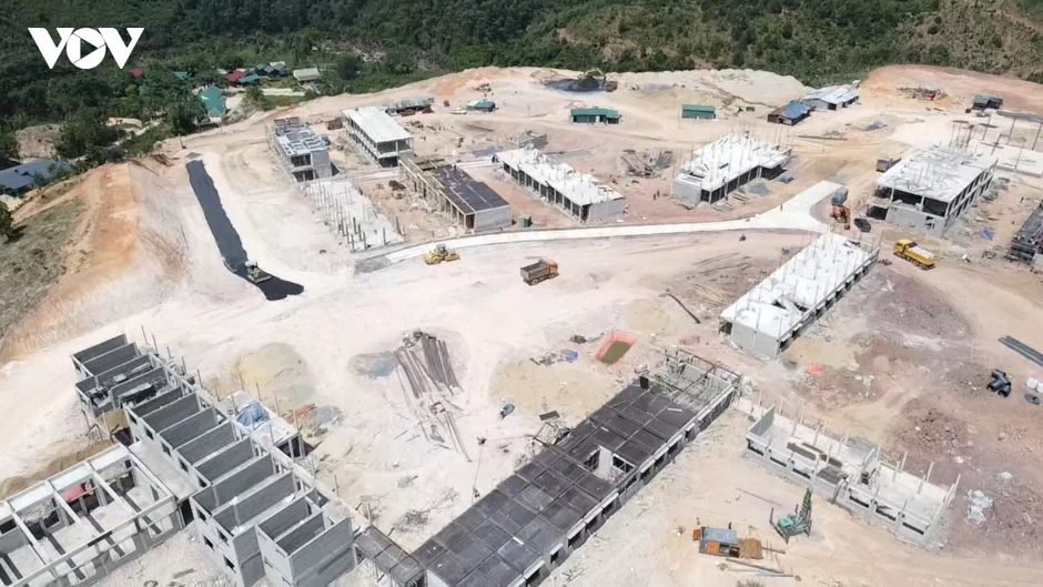 Tăng tốc thi công trường PTDT nội trú liên cấp vùng biên Quảng Trị Tăng tốc thi công trường PTDT nội trú liên cấp vùng biên Quảng Trị