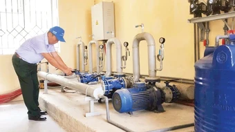 Tăng tỷ lệ người dân sử dụng nước sạch
