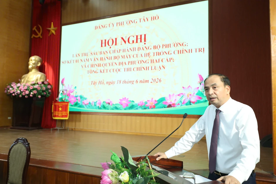Tây Hồ (Hà Nội) sau 1 năm vận hành bộ máy mới: Ổn định, thông suốt, kỷ cương tăng cường Tây Hồ (Hà Nội) sau 1 năm vận hành bộ máy mới: Ổn định, thông suốt, kỷ cương tăng cường