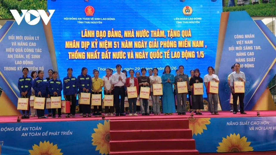 Thái Nguyên chăm lo người lao động bằng những việc làm thiết thực Thái Nguyên chăm lo người lao động bằng những việc làm thiết thực