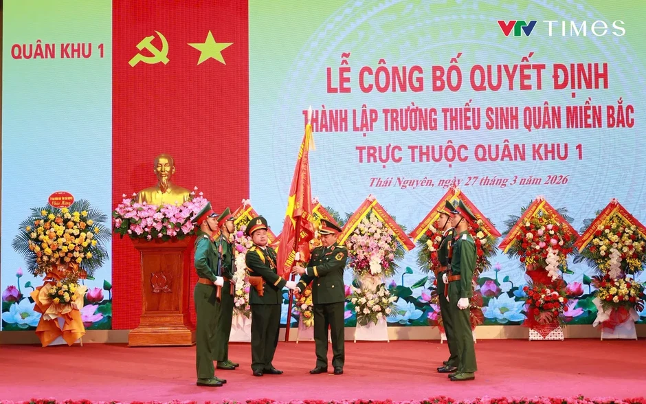 Thái Nguyên: Công bố Quyết định thành lập Trường Thiếu sinh quân miền Bắc trực thuộc Quân khu 1 Thái Nguyên: Công bố Quyết định thành lập Trường Thiếu sinh quân miền Bắc trực thuộc Quân khu 1