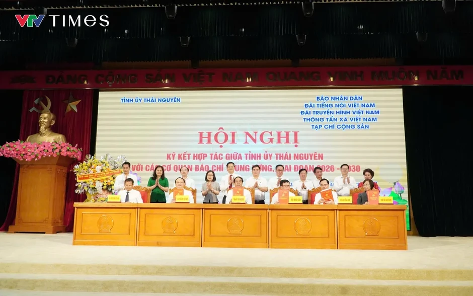 Thái Nguyên ký kết hợp tác với 5 cơ quan báo chí chủ lực Trung ương giai đoạn 2026 - 2030 Thái Nguyên ký kết hợp tác với 5 cơ quan báo chí chủ lực Trung ương giai đoạn 2026 - 2030