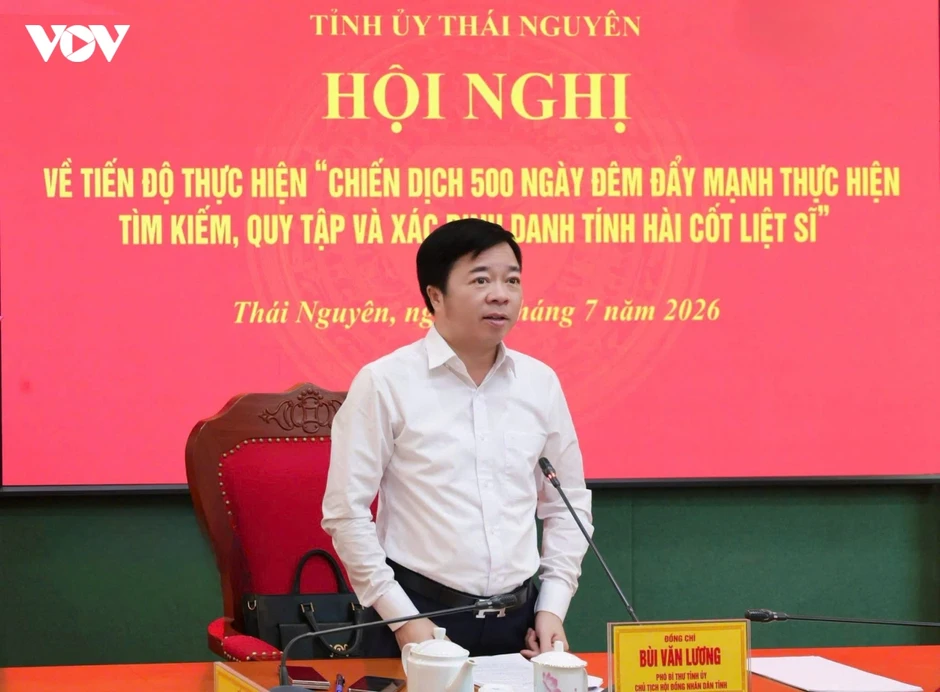 Thái Nguyên phấn đấu sớm hoàn thành việc lấy mẫu hài cốt liệt sĩ