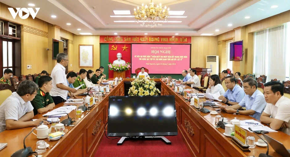 Thái Nguyên phấn đấu sớm hoàn thành việc lấy mẫu hài cốt liệt sĩ