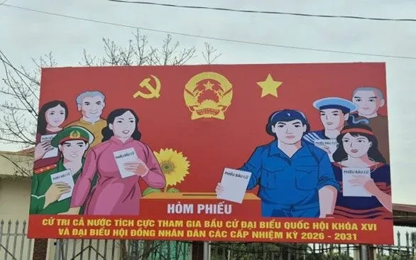 Thanh Hóa: Không khí chuẩn bị bầu cử rộn ràng trên các tuyến phố Thanh Hóa: Không khí chuẩn bị bầu cử rộn ràng trên các tuyến phố