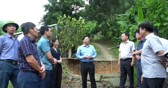 Thanh Hóa: Sạt lở, sụt lún đất ở bản Thanh Sơn vẫn diễn biến phức tạp