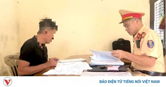 Thanh Hóa xử lý tài xế xe đầu kéo vượt ẩu trên Quốc lộ 217