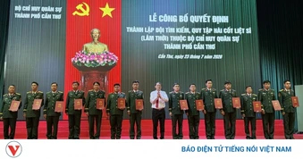 Thành lập Đội tìm kiếm, quy tập hài cốt liệt sĩ lâm thời tại Cần Thơ