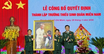 Thành lập Trường Thiếu sinh quân miền Nam, khóa đầu đào tạo 100 em thuộc Quân khu 7, 9