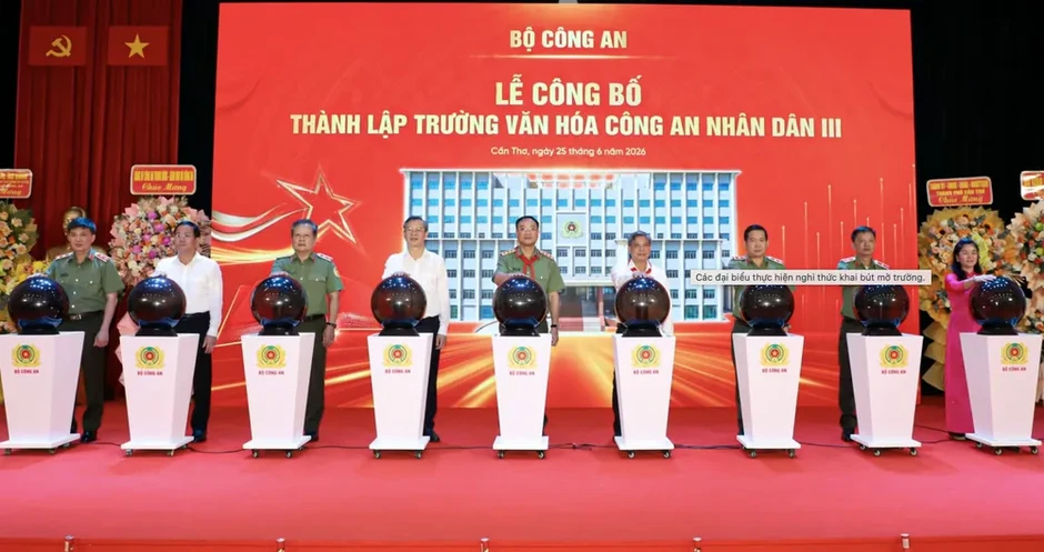 Thành lập Trường Văn hóa Công an nhân dân III