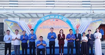 Thanh niên khuyết tật hào hứng tham gia ngày hội “Tỏa sáng Nghị lực Việt” năm 2026