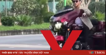 Thanh niên ở Hà Nội bị xử phạt vì sử dụng lòng đường biểu diễn xe mô tô