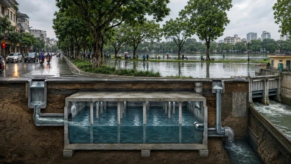 Thành phố bọt biển: Giải pháp thích ứng hay cuộc đua với bê tông hóa? Thành phố bọt biển: Giải pháp thích ứng hay cuộc đua với bê tông hóa?