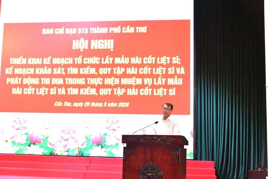 Thành phố Cần Thơ: Triển khai kế hoạch tìm kiếm, quy tập và xác định hài cốt liệt sĩ Thành phố Cần Thơ: Triển khai kế hoạch tìm kiếm, quy tập và xác định hài cốt liệt sĩ
