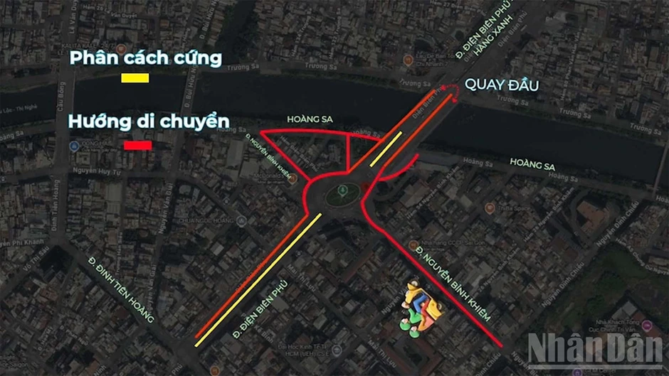 Thành phố Hồ Chí Minh: Điều chỉnh giao thông đường Điện Biên Phủ, ùn ứ dồn về khu vực lân cận