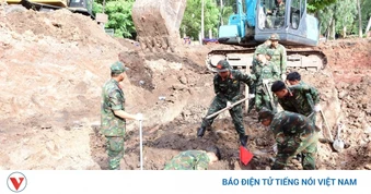Thêm 18 hài cốt liệt sĩ được quy tập tại Công viên Lê Thị Riêng