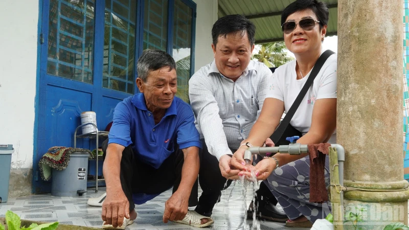 Thêm công trình nước sạch, tạo động lực để xã Vị Thủy hoàn thành mục tiêu nông thôn mới