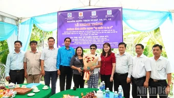 Thêm công trình nước sạch, tạo động lực để xã Vị Thủy hoàn thành mục tiêu nông thôn mới
