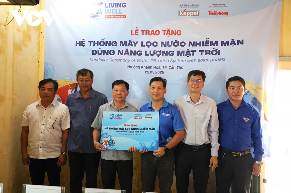 Thêm nguồn nước sạch cho người dân vùng chịu ảnh hưởng của hạn mặn ở Cần Thơ Thêm nguồn nước sạch cho người dân vùng chịu ảnh hưởng của hạn mặn ở Cần Thơ