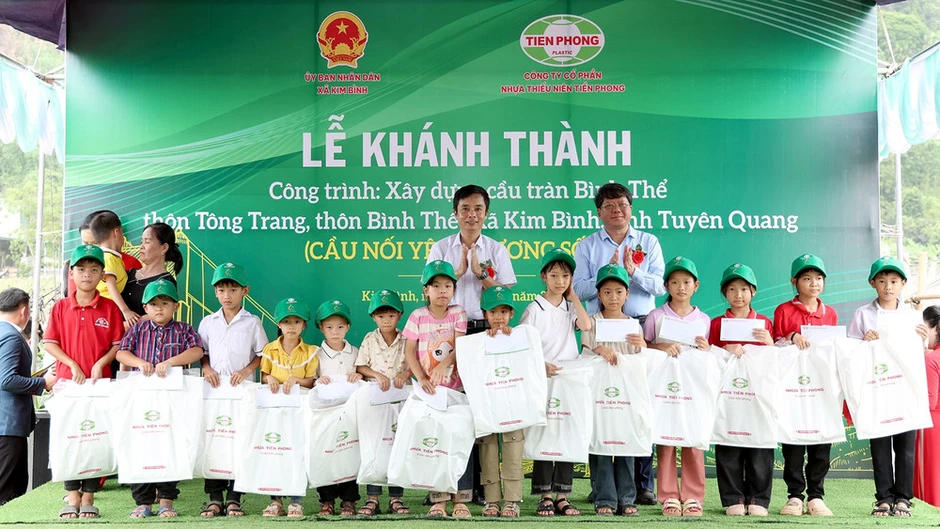 Thêm nhịp cầu nối yêu thương tại xã Kim Bình, tỉnh Tuyên Quang Thêm nhịp cầu nối yêu thương tại xã Kim Bình, tỉnh Tuyên Quang