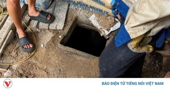 Thi công hố ga ở Hà Nội, 2 người tử vong