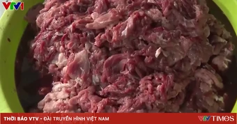 Thịt bò giả ngâm hóa chất: Nguy hại sức khỏe khó lường từ hành vi gian lận thực phẩm