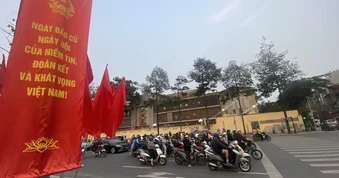 Thời tiết cả nước thuận lợi trong ngày bầu cử