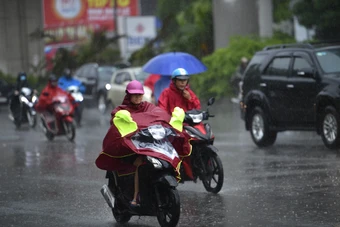 Thời tiết ngày 22/4: Ảnh hưởng không khí lạnh, Bắc Bộ mưa dông diện rộng