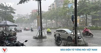 Thời tiết ngày 4/8: Bắc Bộ mưa lớn, Hà Nội có mưa rào và dông