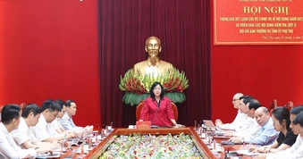 Thông báo kết quả kiểm tra, giám sát đối với Ban Thường vụ tỉnh Phú Thọ